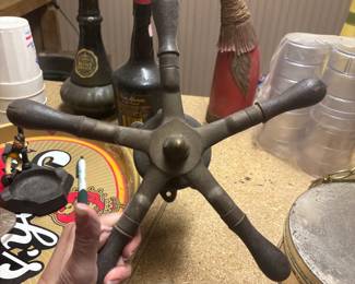 vintage ships wheel