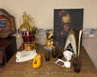 strohs nautical lantern bar light advertising