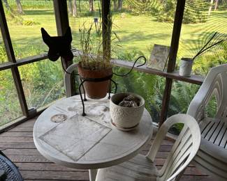 cute cat planter holder