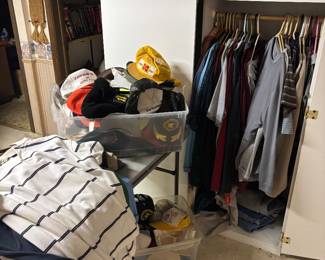 Men’s clothes and large collection of trucker hats
