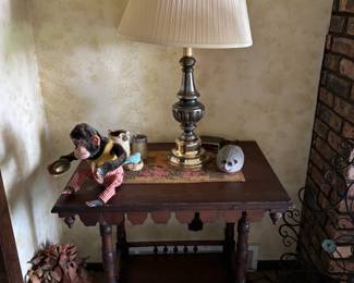 antique accent table