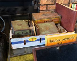 antique cigar tins tobacco tins