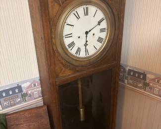 antique grandfather clock