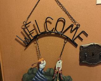 golf welcome sign