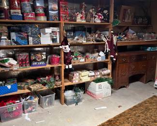 christmas decos lots of nib lights, shiny brights, hallmark and more