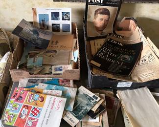 Historical paper collectibles 