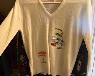 VTG ladies gold clothes 