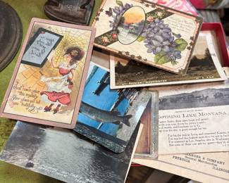 Vintage paper goods post cards 