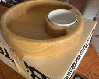 crate barrel chip and idp set