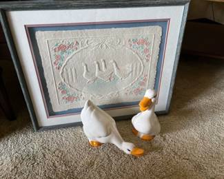 vintage goose decos