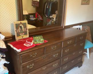 Pennsylvania house dresser and mirror