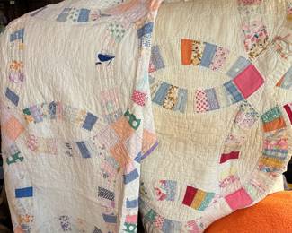 vintage quilts, these are nice but not perfect.