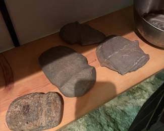 indian artifacts mallets weapons tools