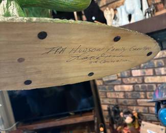 ( famous for decoys) Ira Hudson family carvers