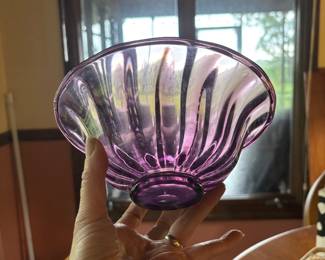 steuben glass amethyst