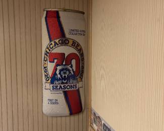 bears 1989 old style wall advertising bar art