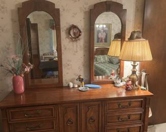 double dresser Drexel Heritage