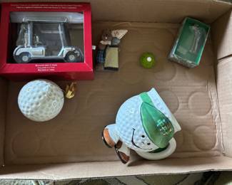 tons of golf related items througout. Homeowner was a Minnie Monnesse member since the 60's.