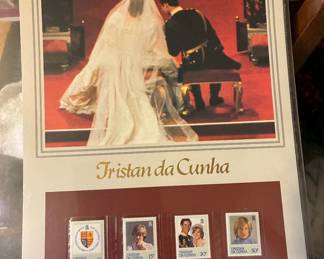 Charles and Diana Stamp Set