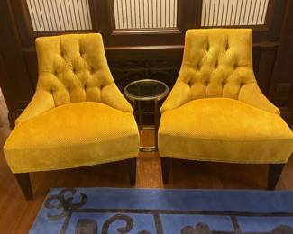 Thomas Pheasant for Baker furniture chairs