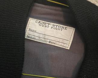 Vintage West Point Cadet Gray Bomber-style Jacket
