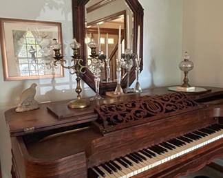 Antique Square Grand Piano