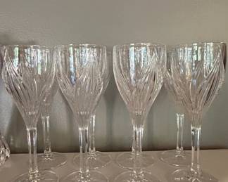 Gorham Primrose Crystal Wine Glasses