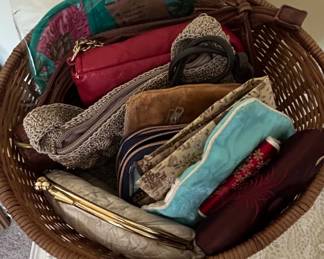 Assorted Vintage and Modern Handbags and Clutches