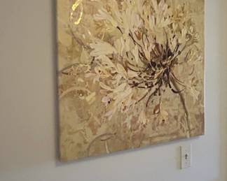 Floral Abstract Canvas Wall Art by D. Saint Leger