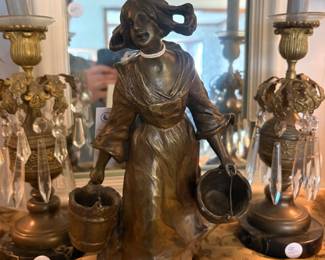 Lifetime bronze by Suzanne Bizard with foundry mark