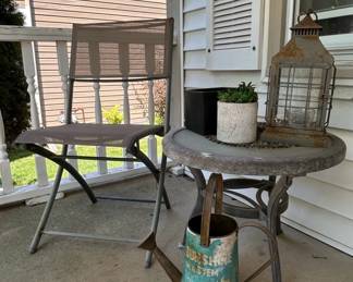 Vintage Sunshine on a Stem Watering Can with Sunflowers