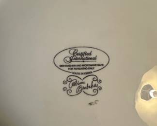 Certified International Magnolia Decorative Plate by Carmen Brubaker second image