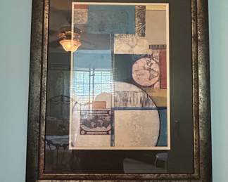 Roderick Slater Mixed Media Collage Framed Art