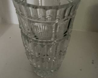 Cut Glass Vase