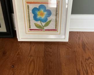 Framed Watercolor Floral Art