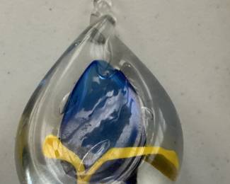 Adam Jablonski Art Glass Paperweight