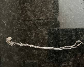 Sterling Silver Paperclip Link Chain Necklace