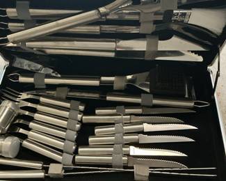 DW Medi-Script Stainless Steel BBQ Tool Set