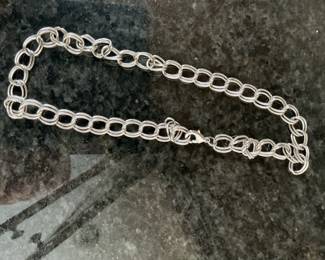 Sterling Silver Double Link Chain Bracelet