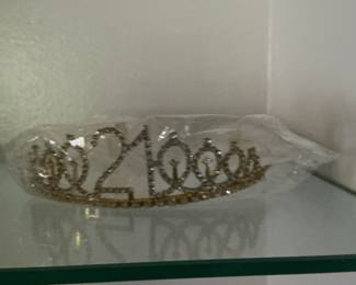21st Birthday Tiara and Sash Set