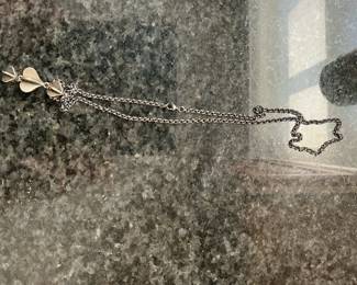 Sterling Silver "Cupid's Arrow" Pendant Necklace