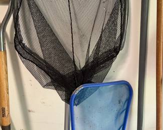 Pool Skimmer Net and Leaf Rake Set