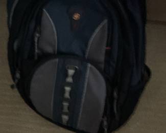 Swiss Gear Backpack and Dark Blue Shoulder Bag