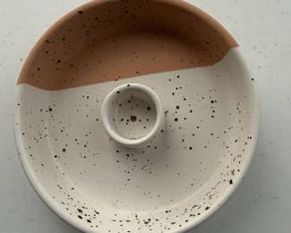 Speckled Terracotta Ceramic Incense Holder Dish