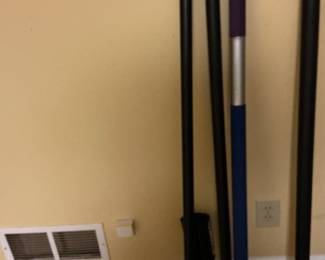 Set of Four Telescopic Poles (Flagpoles/Lighting Stands)