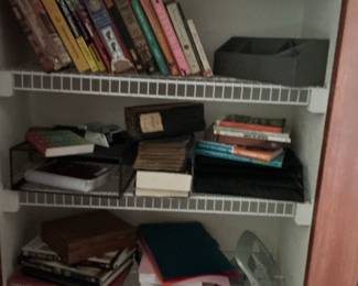 Assorted Books and Binders