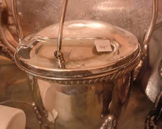 silverplated ice bucket