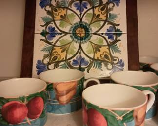Mexican ceramic trivet