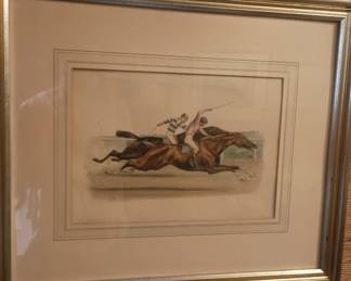currier and ives equestrian print