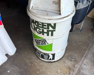 Green Light Trash Receptacle $50